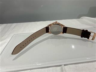 Toro Luna Aficionado | Rose Gold tone Stainless with Black Dial | Brown Crocodil